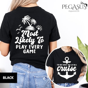 The One Where They On A Cruise, Family Vacation Shirts, Most Likely To Cruise Shirt, Custom Matching Cruise Crew Shirt, Cruise Squad Shirts