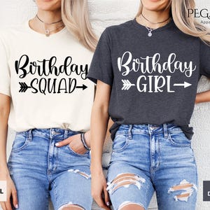 Birthday Squad Shirts, Birthday Team Shirt, Birthday Party Shirts, Birthday Girl T-shirt, Birthday Crew Shirts, Birthday Group Shirts