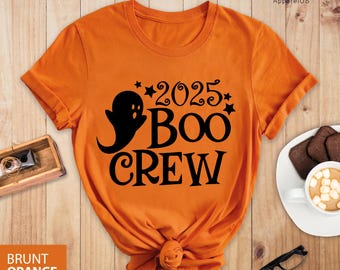 The Boo Crew Shirt, Halloween Gift, Matching Family Halloween Shirts, Trendy Halloween Tee, Halloween Family Shirt, Boo Crew Shirt