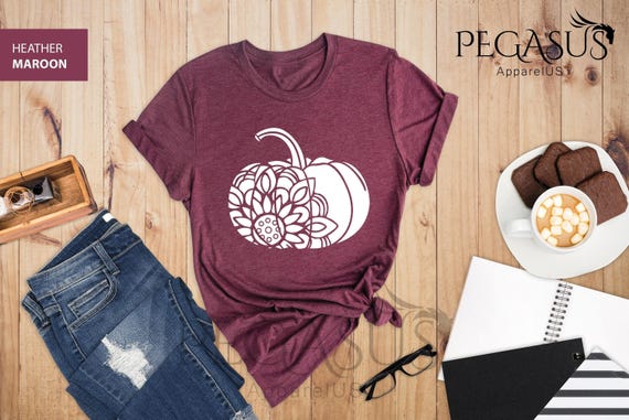 Mandala Pumpkin Shirt, Floral Pumpkin Shirt, Mandala Shirt, Fall Shirt, Pumpkin Mandala Shirt, Pumpkin Carving Tee, Hello Pumpkin Shirt