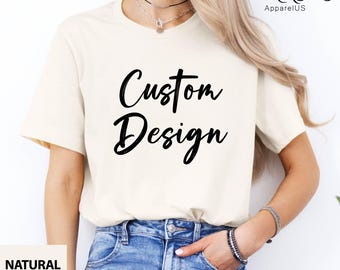 Personalized Shirt, Custom Text Shirts, Custom Unisex Shirts, Custom Printing T-shirts, Custom Shirt for Women, Custom Shirt for Men