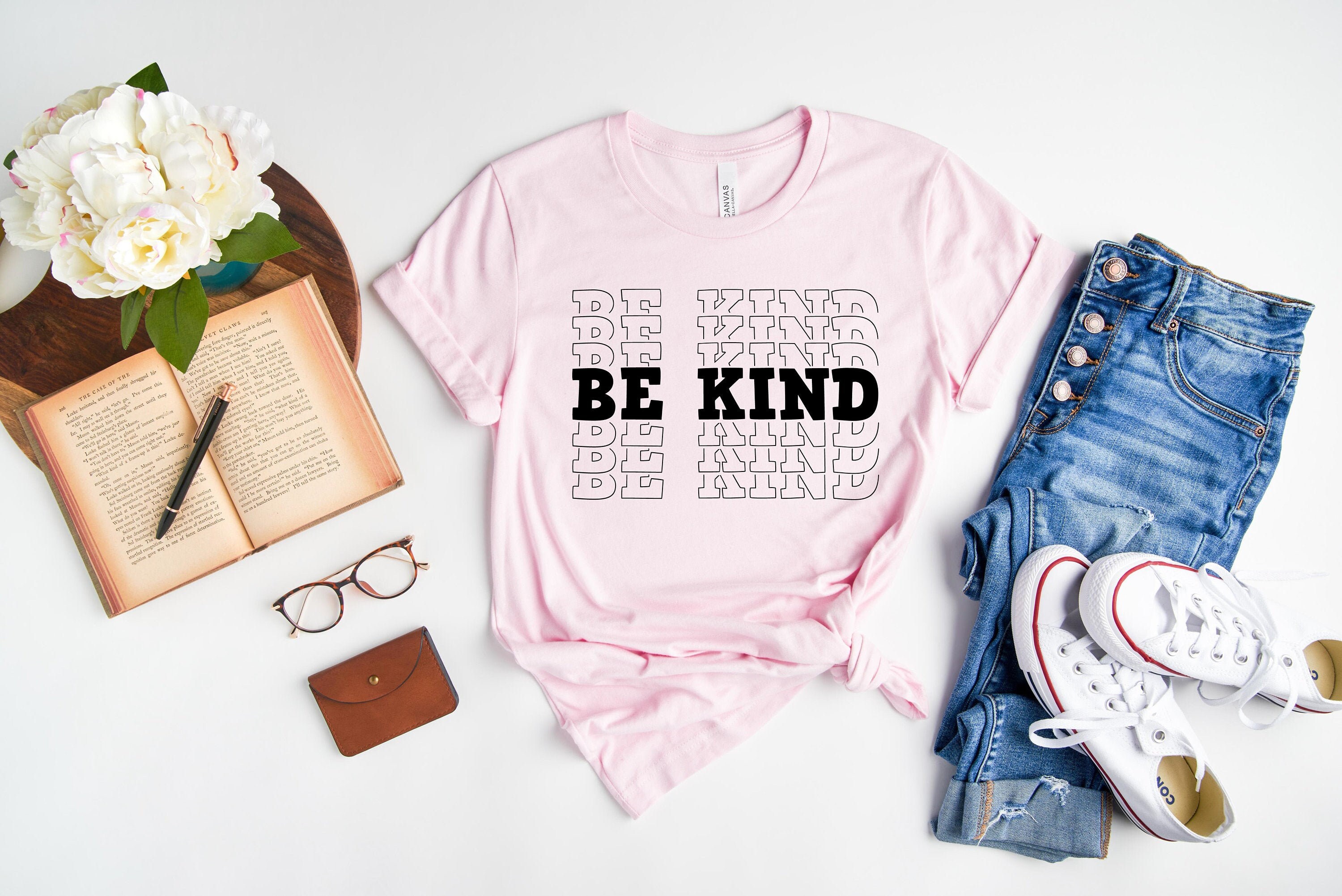 Kindness Shirt, Cute Be Kind T-Shirt, Be kind Shirt, Funny Women'…