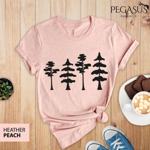 Nature Trees Shirt, Pine Tree T-shirt, Adventure Shirts, Nature Lover Gift, Outdoors T-shirt, Shirt For Nature Lover, Wanderlust Shirt