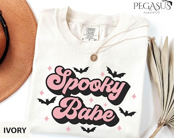 Halloween Spooky Babe Shirt, Spooky Season Shirt, Halloween T-Shirt, Halloween Gift, Spooky T-Shirt, Spooky Shirt, Spooky Babe Shirt
