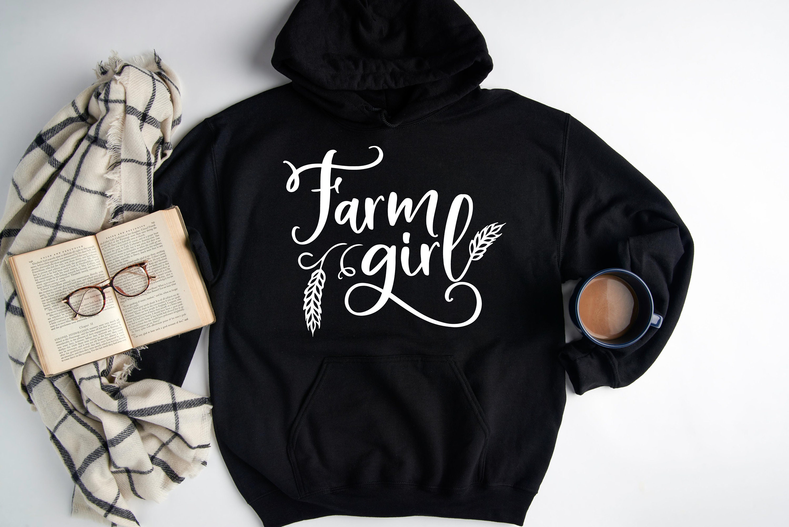 Farm Girl Sweatshirt Farm Girl Farm Girl Hoodie Country Etsy