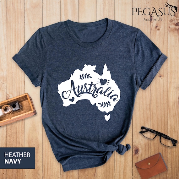Australia Map Shirt, Travel Lover Shirt, State Home Shirt, Australia T-shirt, Animal Lover Shirt, Australian Shirt, Australian Gift Shirt