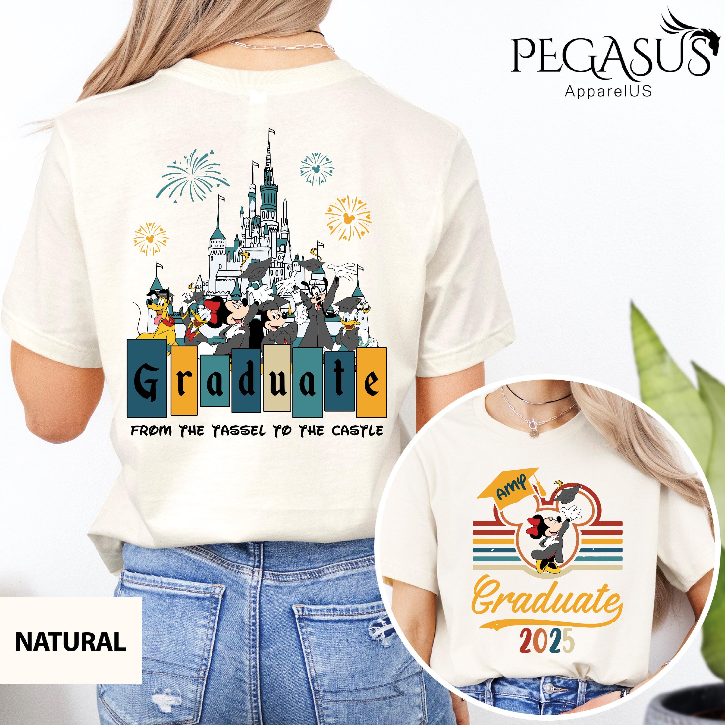Disney Graduate Shirt, Graduate 2025 Shirt, Disney Family Squad Graduation Tee, Disney Grad Shirt, Disney Grad Mom, Disney Grad Dad Shirt