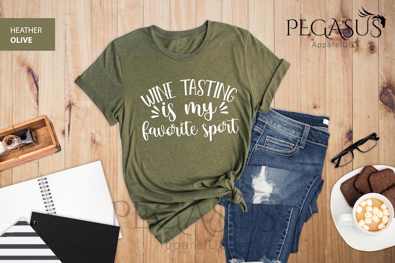 Wine Tasting Is My Favorite Sport Shirt, Vineyard Shirt, Wine Lover Shirt, Wine Gifts, Sarcastic Wine, Wine Tasting Shirt, Winery Tour Shirt image 5