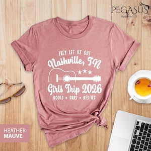 Girl's Trip Nashville Shirts, Southern Shirts, Country Shirts, Southern Bachelorette Shirts, Nashville Bachelorette Party, Best Friend Tees