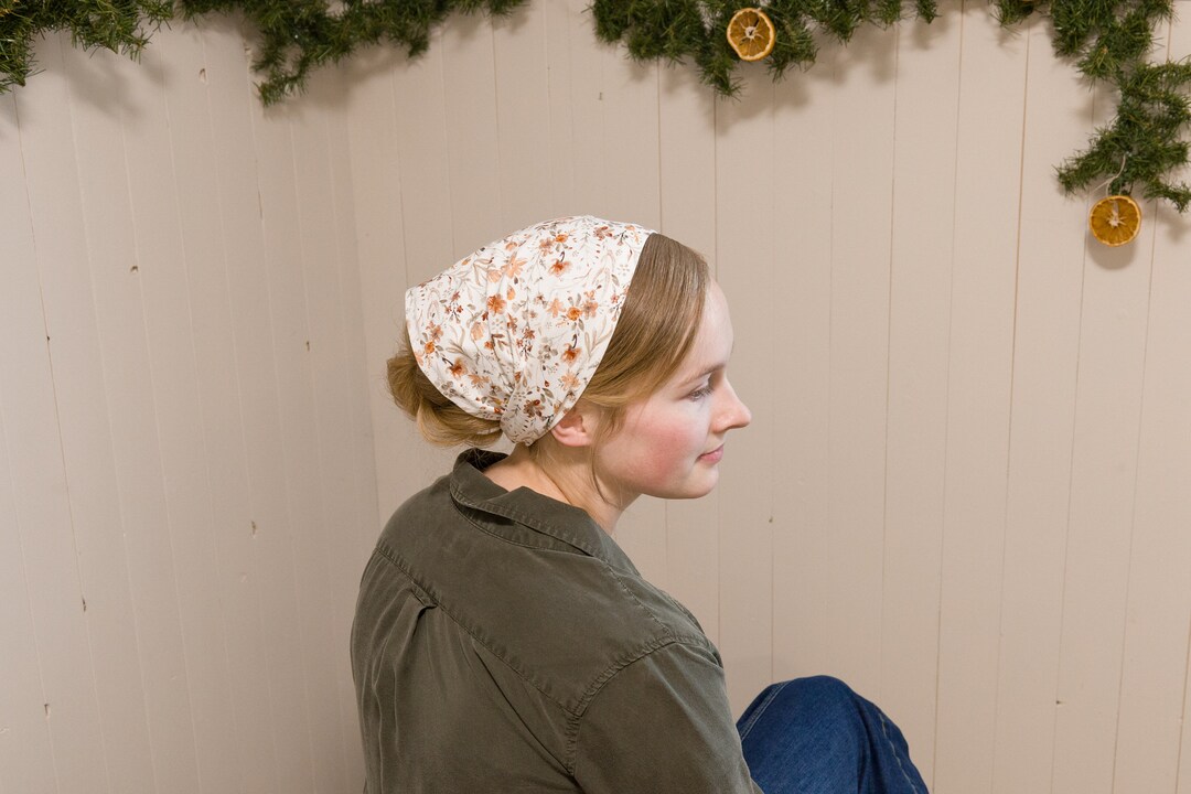 Autumn Floral Headwrap Head Covering Women's Head Etsy Canada