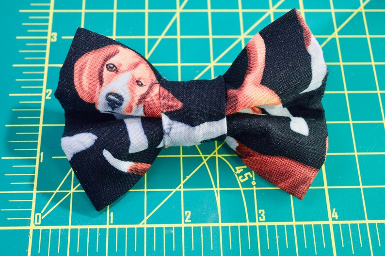 Dog Pattern Pet Bow Tie Etsy