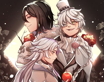 Bungou Stray Dogs Fyodor Dostoevsky, Nikolai Gogol, Sigma Print