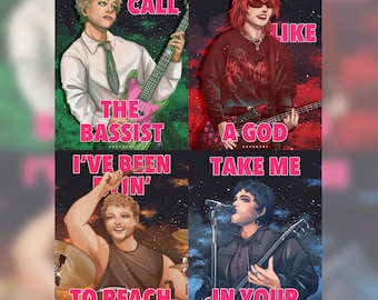 5SOS Someone call the bassist Print Set