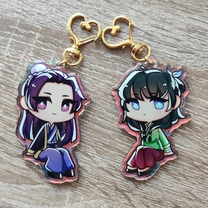 Apothecary Diaries Jinshi and Maomao Holographic Keychain/Charm