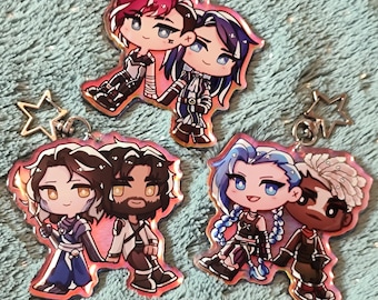 Arcane Keychains - JayVik, CaitVi, TimeBomb