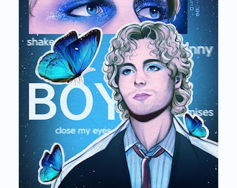 5SOS Luke Hemmings Boy Print