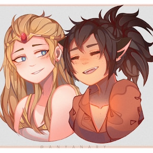 She-Ra and the princesses of power Catradora Print 2