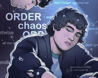 5SOS Calum Hood Order Chaos Order Print