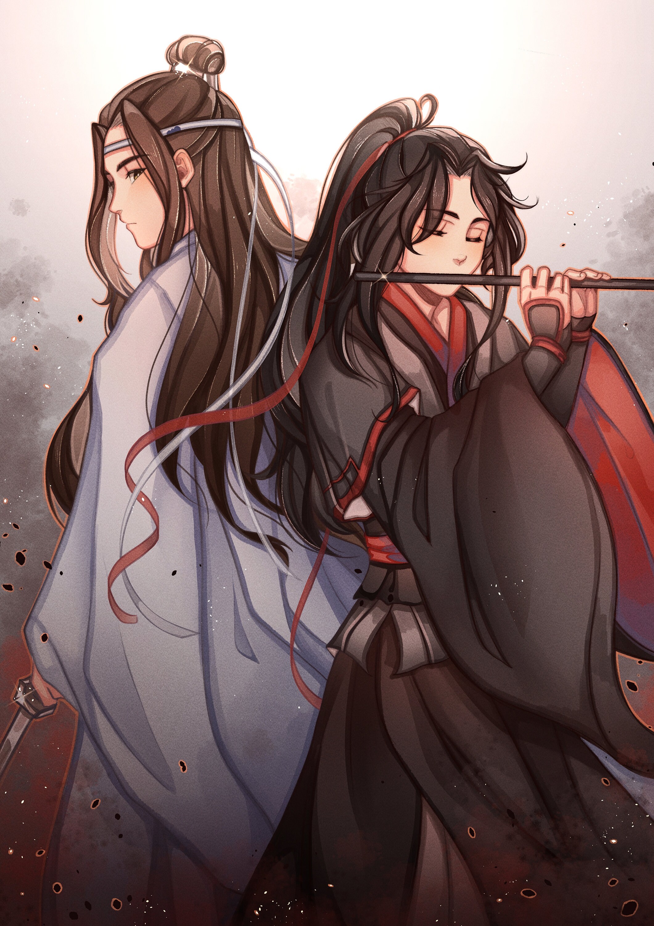 Lan Zhan mo dao zu shi anime Poster for Sale by BlancheCerfbeer