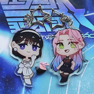Alien Stage Keychain Magnet Heart - MiziSua - ALNST - Mizi and Sua