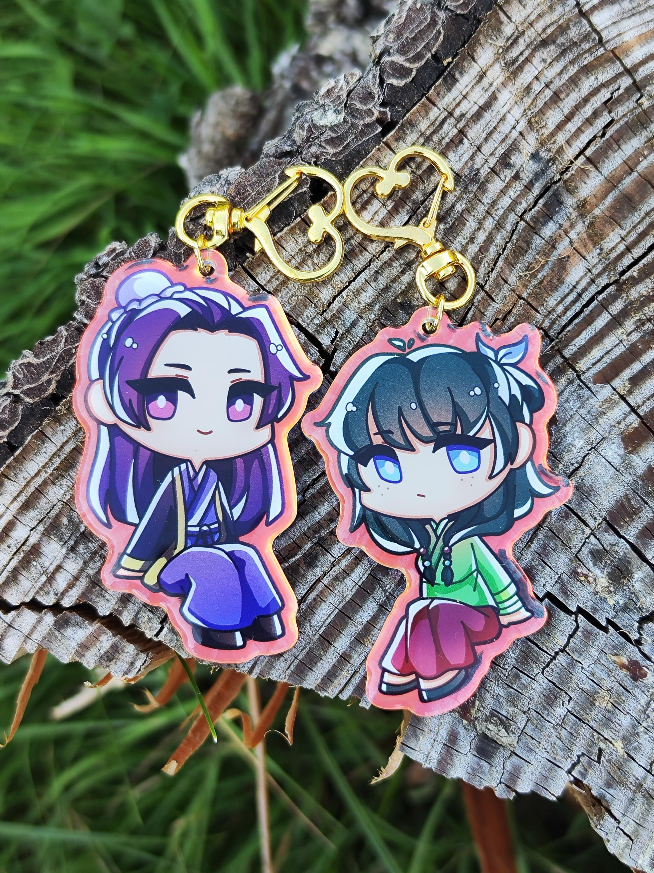 Apothecary Diaries Jinshi and Maomao Holographic Keychain/charm - Etsy