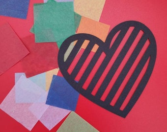 Mini Heart Suncatcher Kit: Valentine's Day Kid Craft