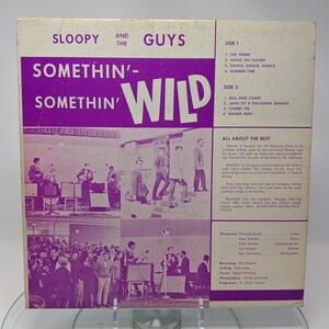 RARE VINYL Somethin' Wild by Sloopy and the Guys 1966 image 2