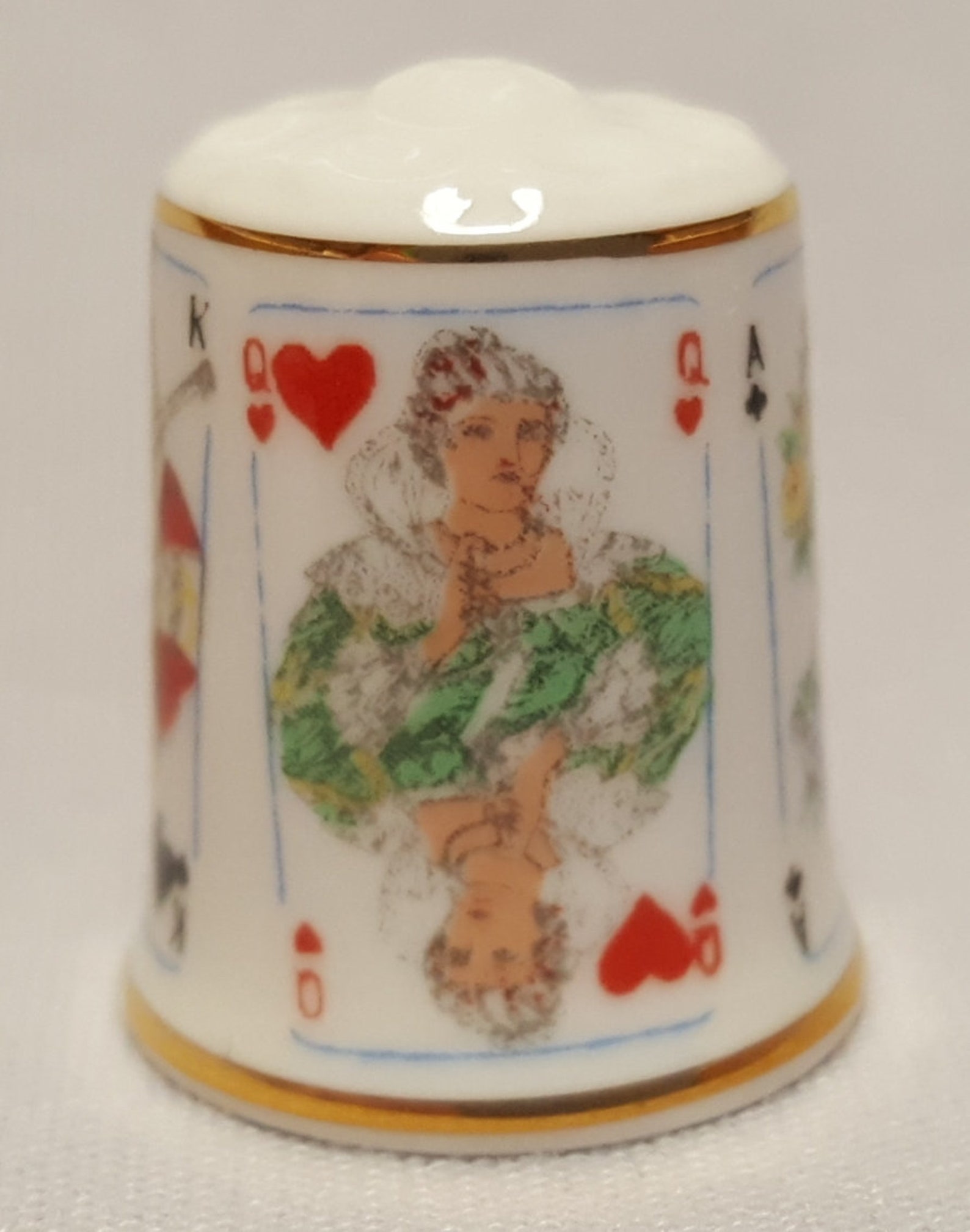 Playing Cards Thimble Thimble Collectors Club Etsy