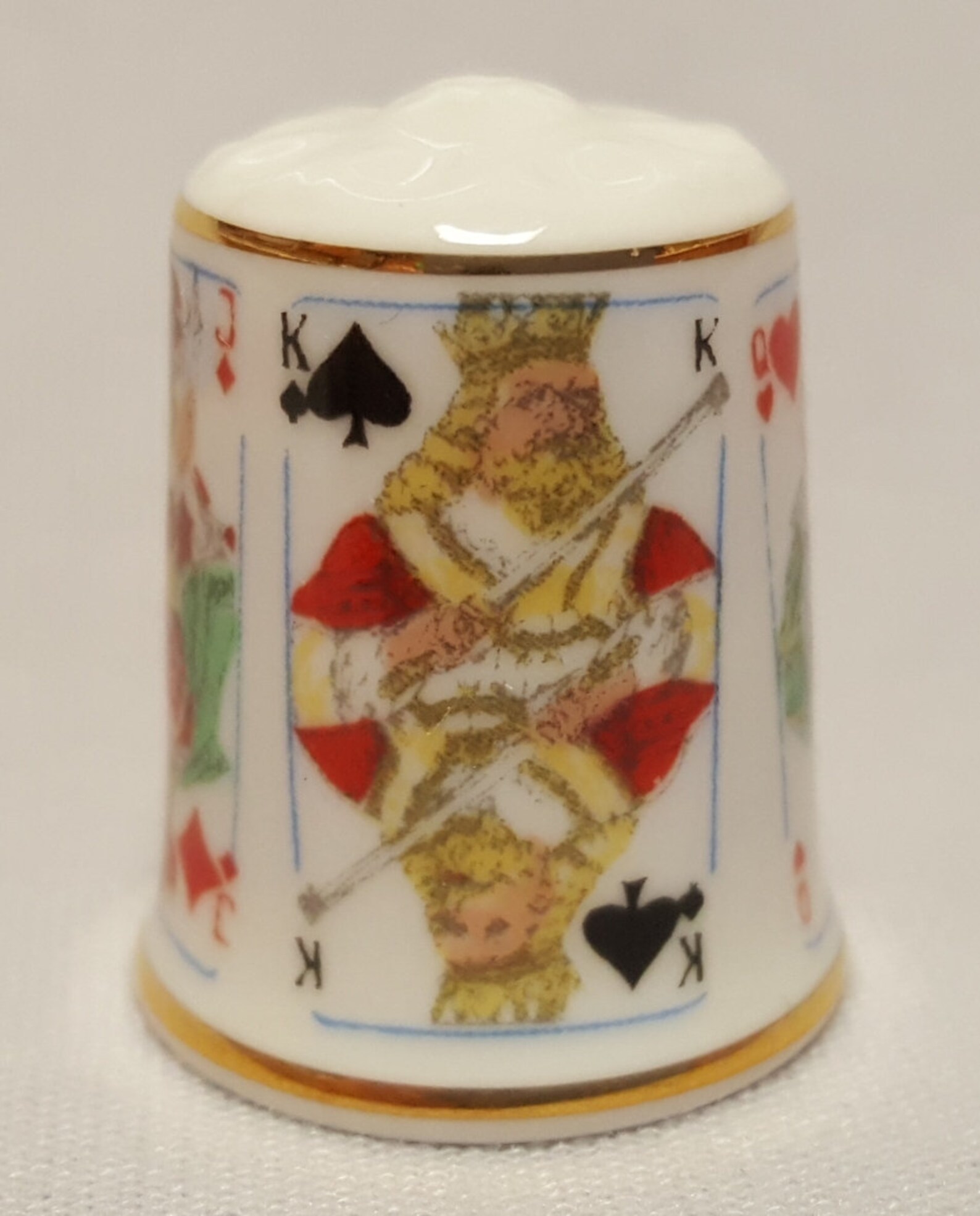 Playing Cards Thimble Thimble Collectors Club Etsy