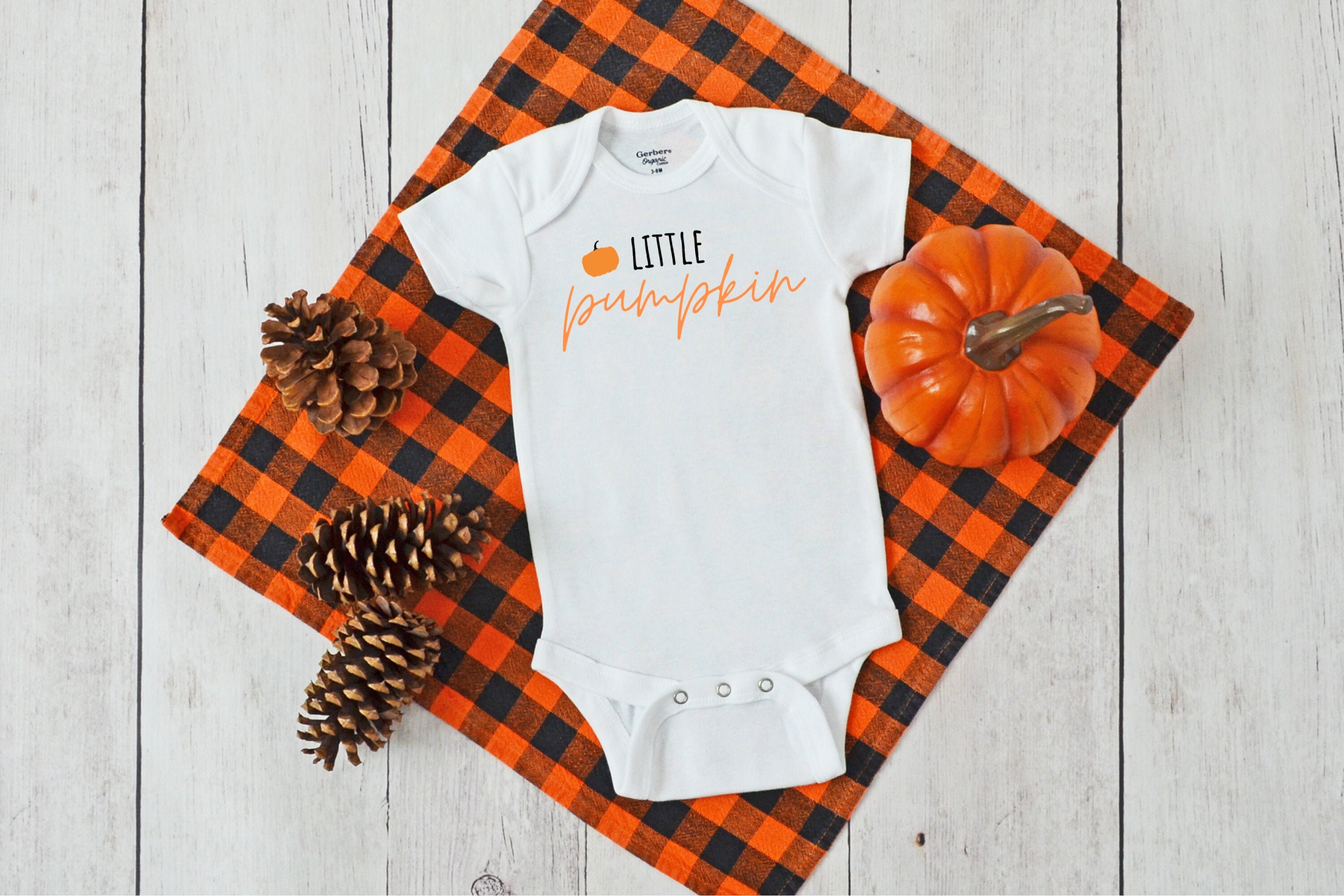 Fall Baby Onesie / Little Pumpkin Onesie / Pumpkin Baby Etsy