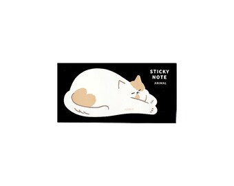 Iconic | Sticky Note Animals | Chat, Ours Blanc, Lapin, Ours Brun | Papier | Autocollant