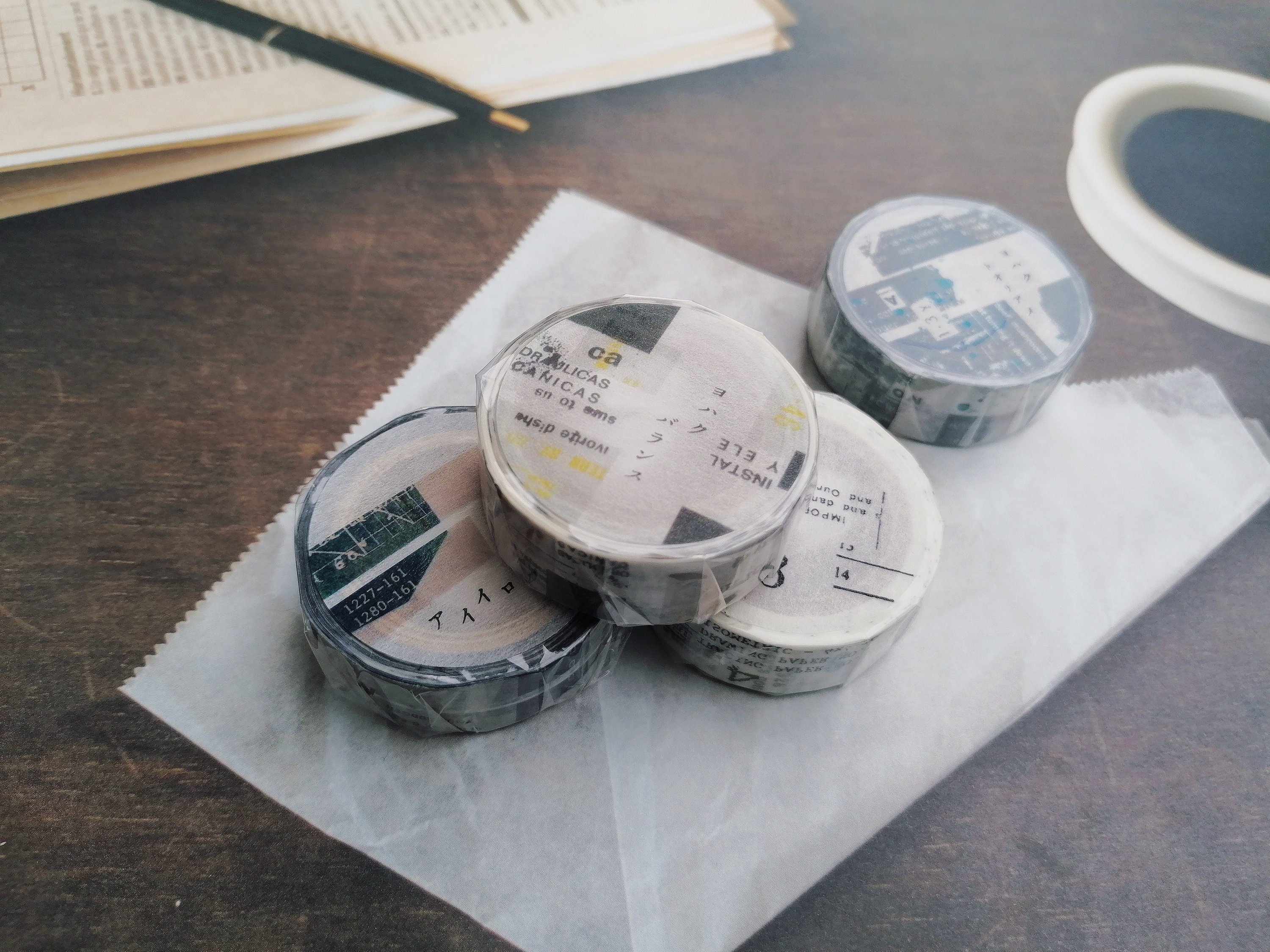 YOHAKU Original CLEAR Masking Tape - Longing (アコガレ) – Little Happy Things