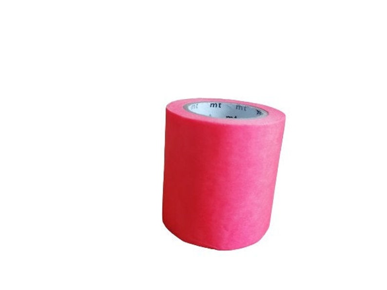 Echantillons de ruban washi France 1 m couleur unie, rayures mt Casa série 2 pour le scrapbooking, ruban adhésif mural DIY, journal Rouge fluo