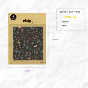 Stickers unis Suatelier | 19, 20, 35 | pour le scrapbooking, agenda, décoration de cartes | Autocollant coréen, Autocollant minimaliste