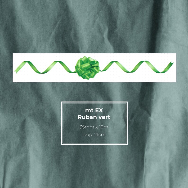 Washi tape Muster Frankreich 1m Bouteille, Ruban vert, Intérupteur, Messages mt EX für scrapbooking, dekorieren de journal Bild 3
