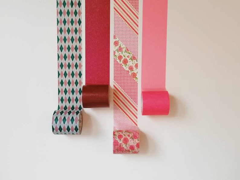 Washi tape samples France 1m couleur unie, rayures mt Casa série 2 for scrapbooking, DIY wall tape, journal zdjęcie 1