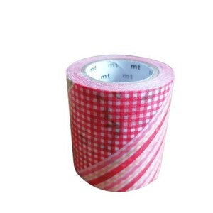 Washi tape samples France 1m couleur unie, rayures mt Casa série 2 for scrapbooking, DIY wall tape, journal Fleur rouge