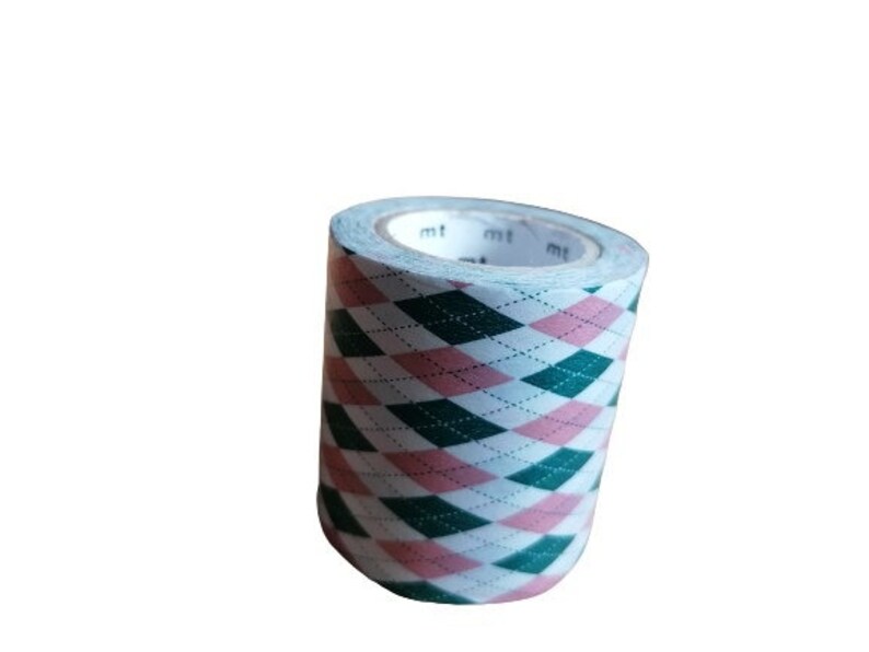 Echantillons de ruban washi France 1 m couleur unie, rayures mt Casa série 2 pour le scrapbooking, ruban adhésif mural DIY, journal Argyle rose