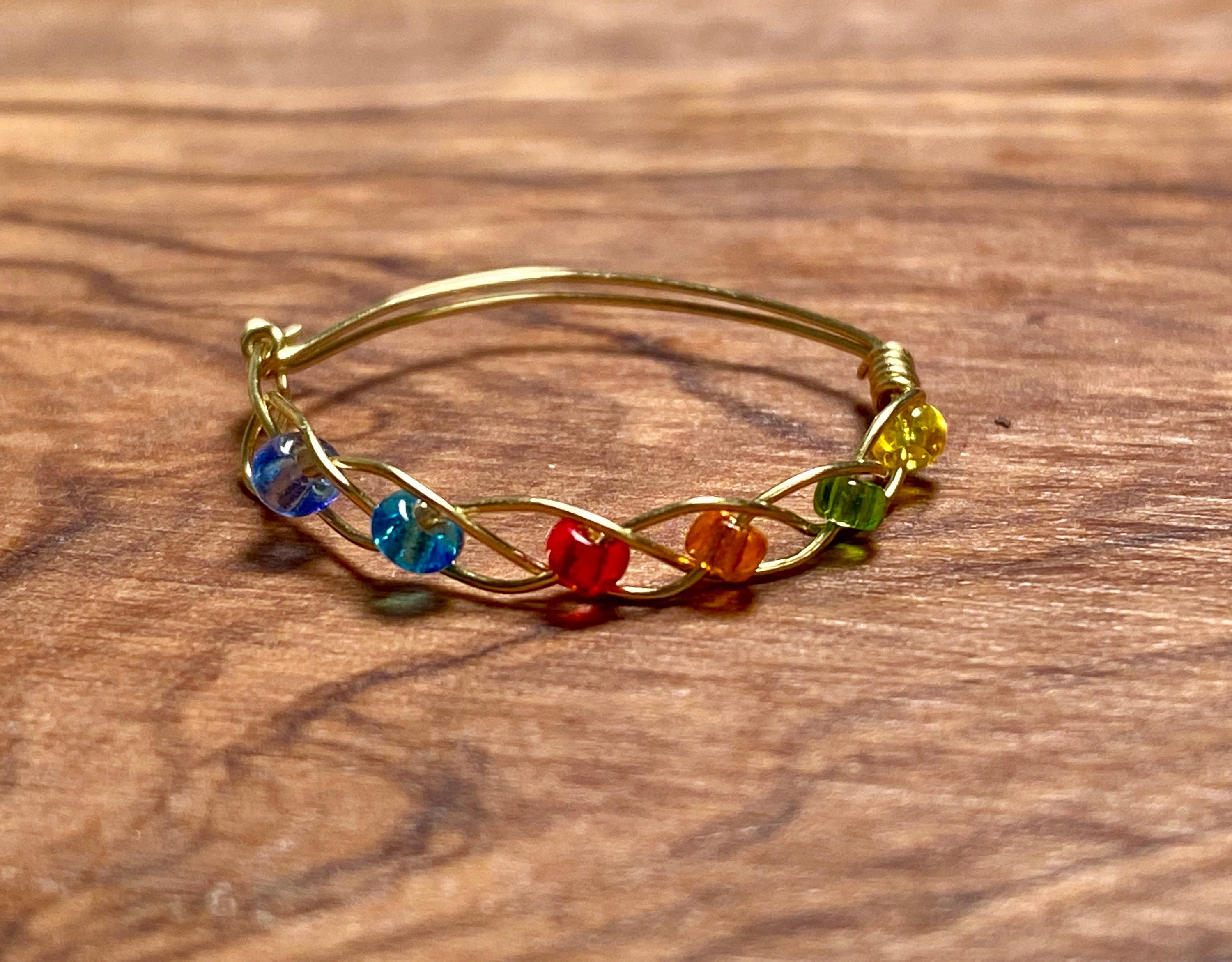 Infinity Gauntlet Wire Wrapped Ring - Stone - Marvel - Braided Ring -…