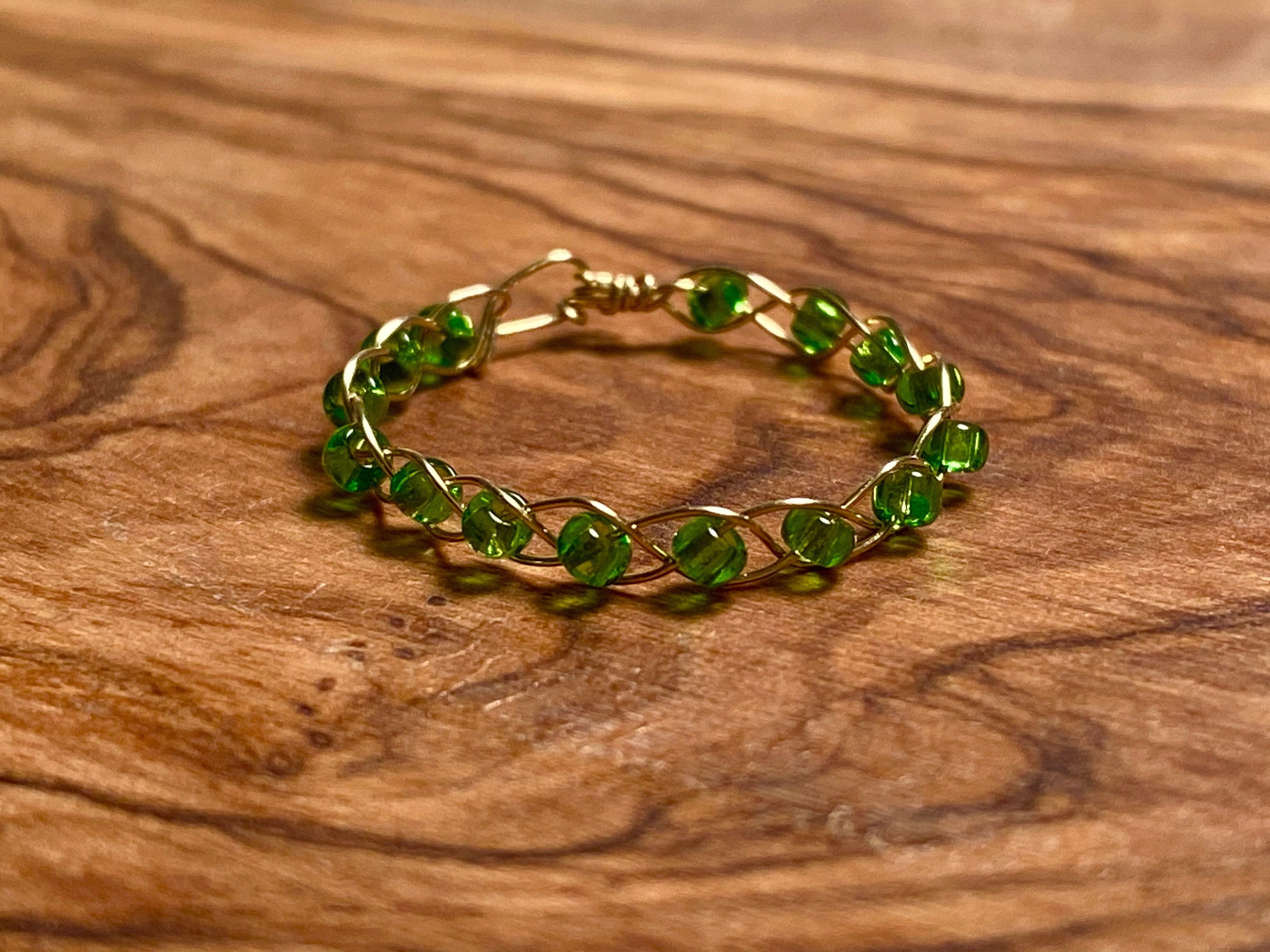 Loki Wire Braided Seed Bead Ring - Stackable Ring - High Quality