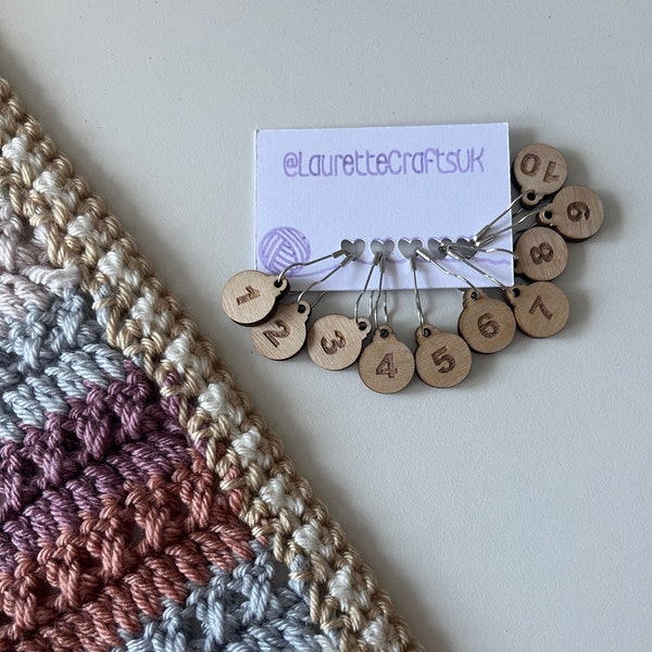 Row Counter Stitch Markers