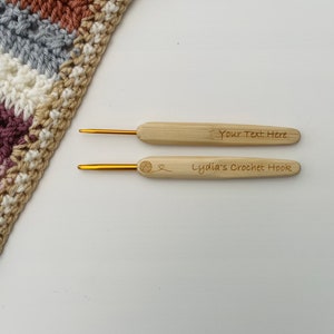 Custom Crochet Hook Set. Ergonomic Crochet Hook. Set of 5 Hooks. Choose  Your Own Design. Personalised. Customized. Made to Order. 