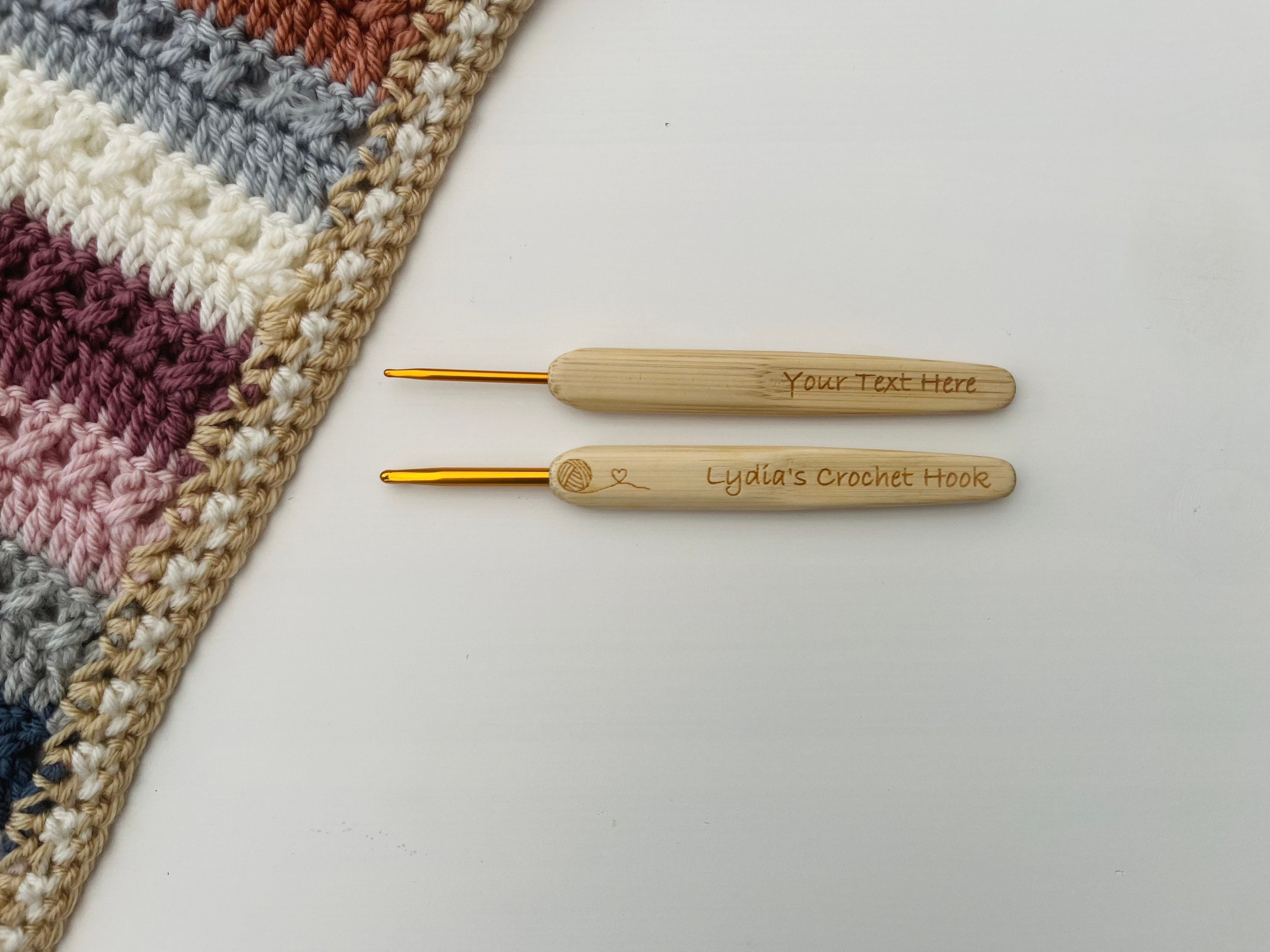 Crochet Hook with Plastic Cable 3mm to 10mm Carpet Rug Weave Knitting  Carbonized Needle, Bamboo Knitting Needles Set