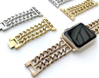 chunky chain apple watch band