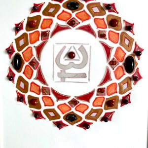 Crystal Mandala | Crystal Grid | Root Chakra Crystal Grid