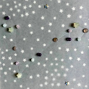 Crystal Constellations | Crystal Grid | Pisces Zodiac Crystal Grid