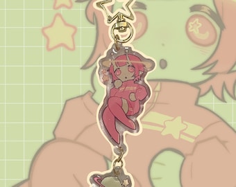 alien girl charm