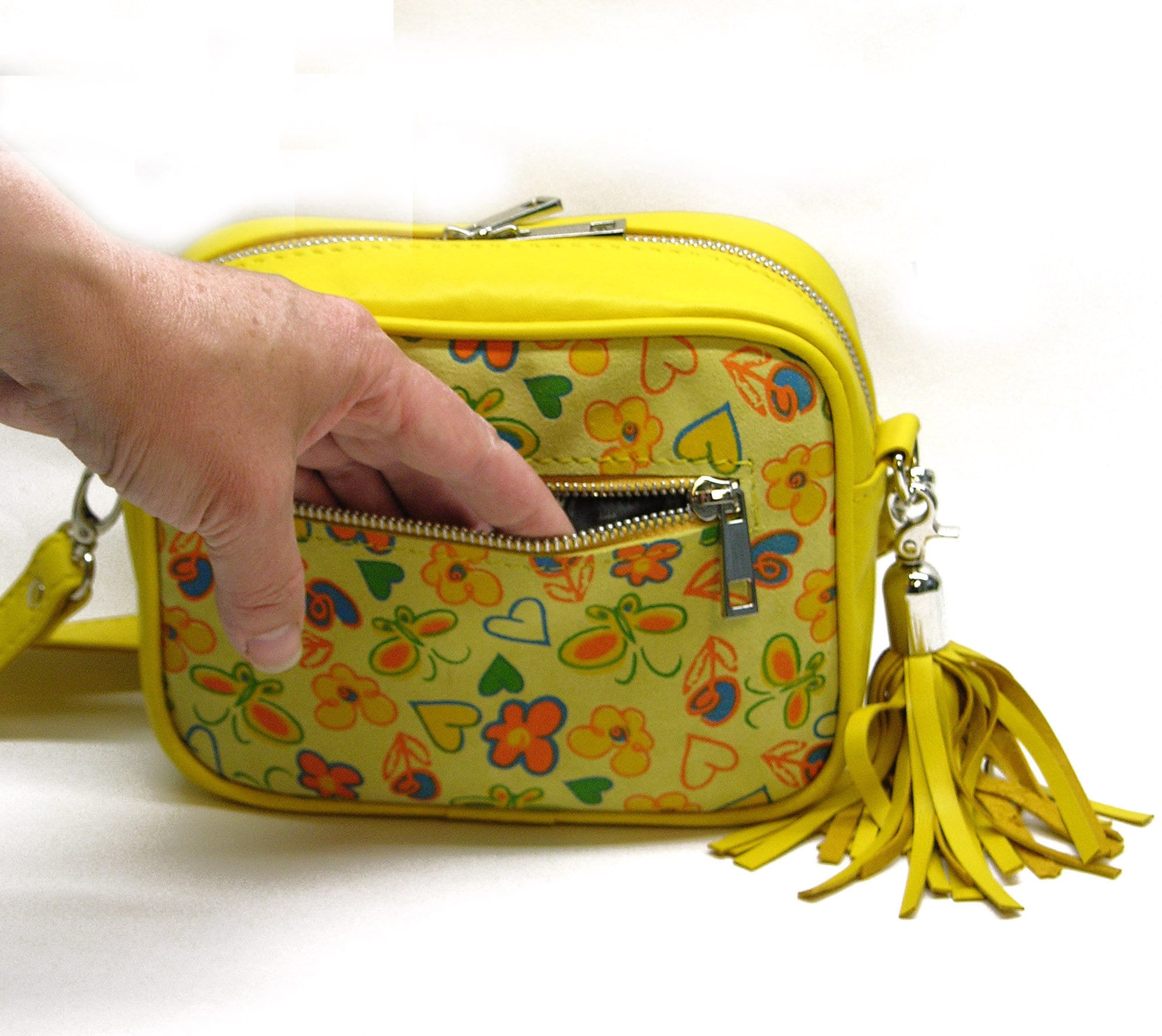 Small yellow crossbody bag. For a teenage girl or girl for the Etsy