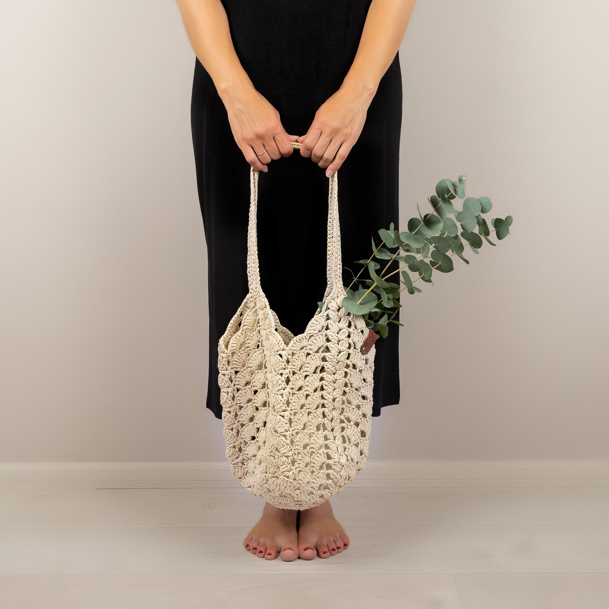 Crochet Raffia Tote Bag - Etsy