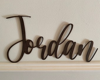 kids wooden name